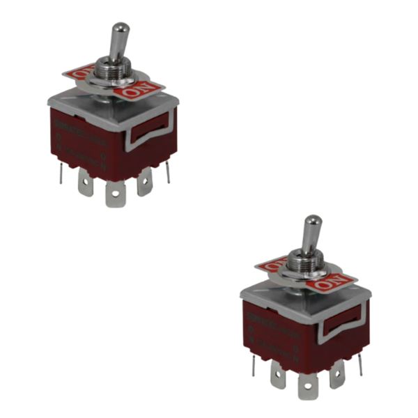 Kit Chave Alavanca 1402a | Liga/liga | 3 Polos | Faston 2 Peç
